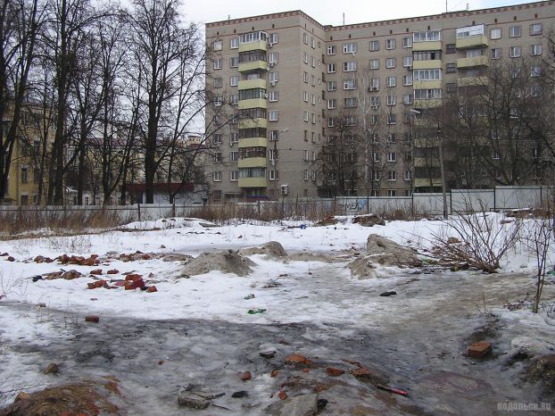 Место снесенного детского сада на Вокзальной