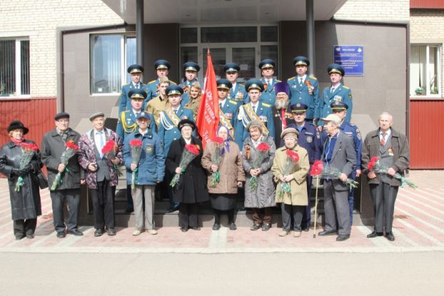 Знамя Победы принял Подольский учебный центр ФПС