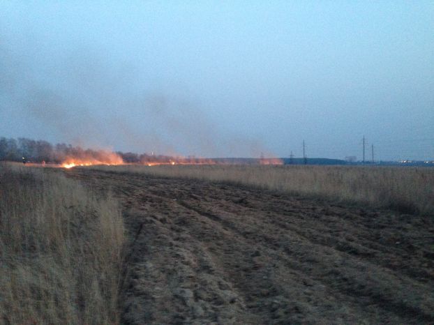 Пожар в пос. Знамя Октября