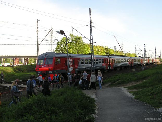 С электрички