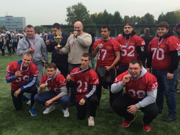 Американский футбол: «Витязь» стал третьим на чемпионате России