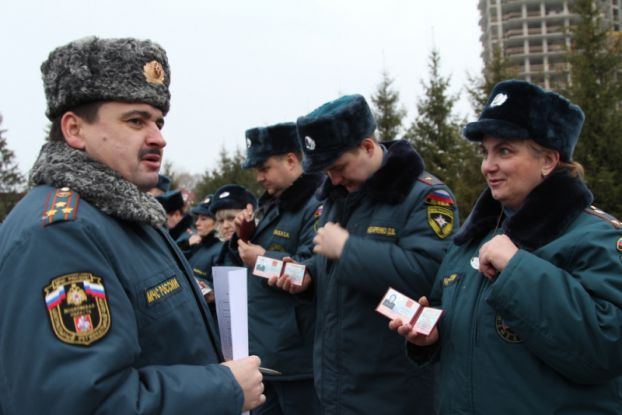 В Подольске прошли квалификационные испытания сотрудников областного главка МЧС России 