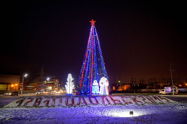 Подольск в новогоднем убранстве