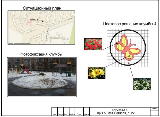 Оригинальные клумбы украсят микрорайоны Подольска