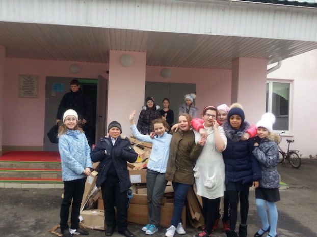 В Роговской школе собирали макулатуру