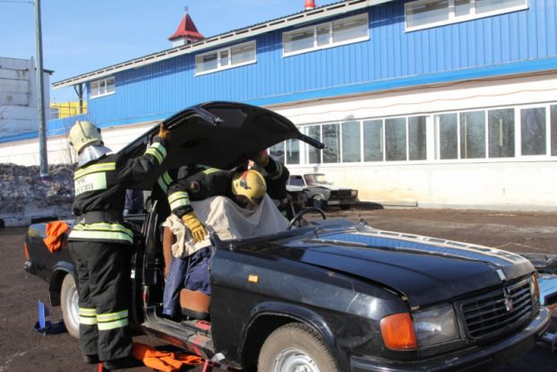Соревнования спасателей проходят в Подольске