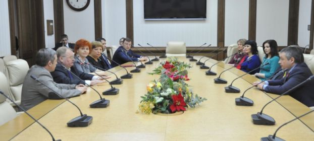 Парламентский урок для делегации Совета депутатов Подольска