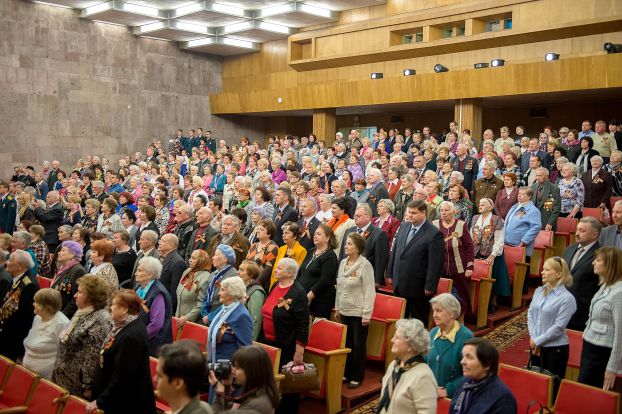 Городской торжественный вечер, посвященный 71-й годовщине Победы, состоялся в Подольске