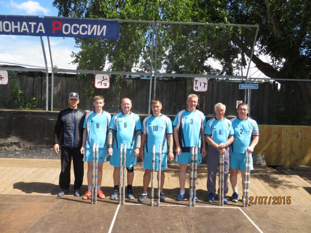 Подольская команда по городошному спорту