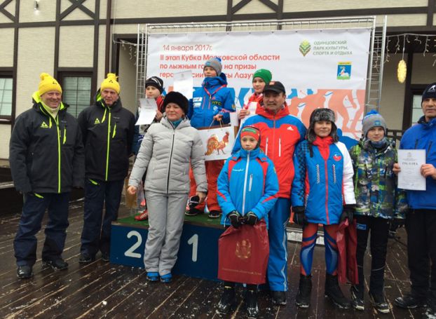 Юных лыжников наградили олимпийские чемпионы