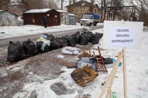 На Красной Горке устроили засаду у свалки