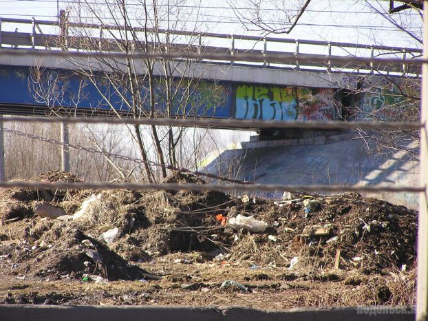 Снегосвалка в Климовске