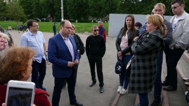 В Подольске состоялся митинг дольщиков ЖК «Эстет»