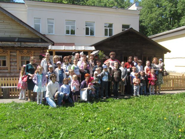 В музее