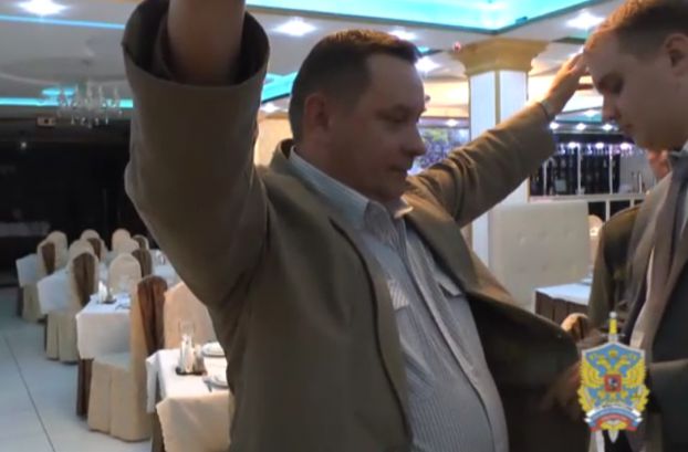 Задержание в кафе