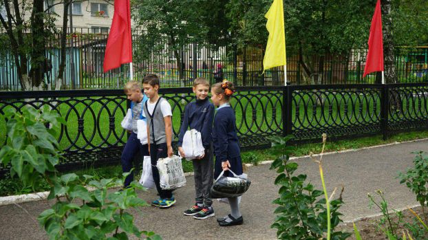 11 тонн макулатуры собрали в гимназии имени Подольских курсантов
