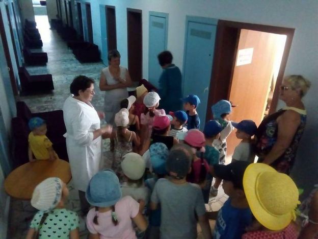 Дошколята побывали на экскурсии в санатории «Ерино»