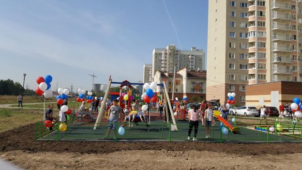 Детские площадки в Подольске открыли в День выборов