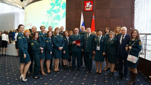 Сотрудники Подольского лесничества