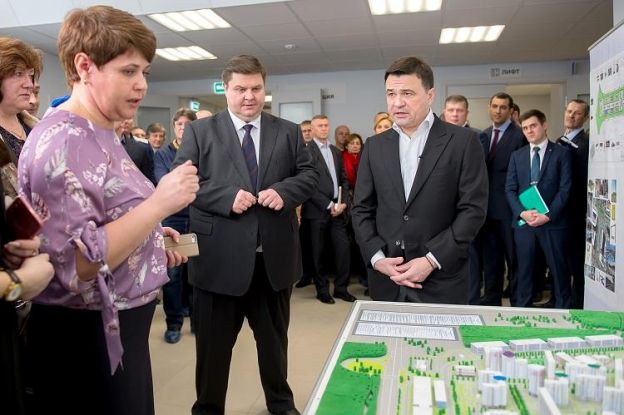 Губернатор посетил новую поликлинику в Подольске