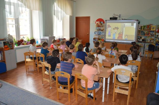 Детсадовцам показали новинки отечественной мультипликации