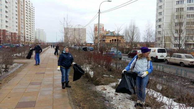 Первый субботник в Подольске: итоги