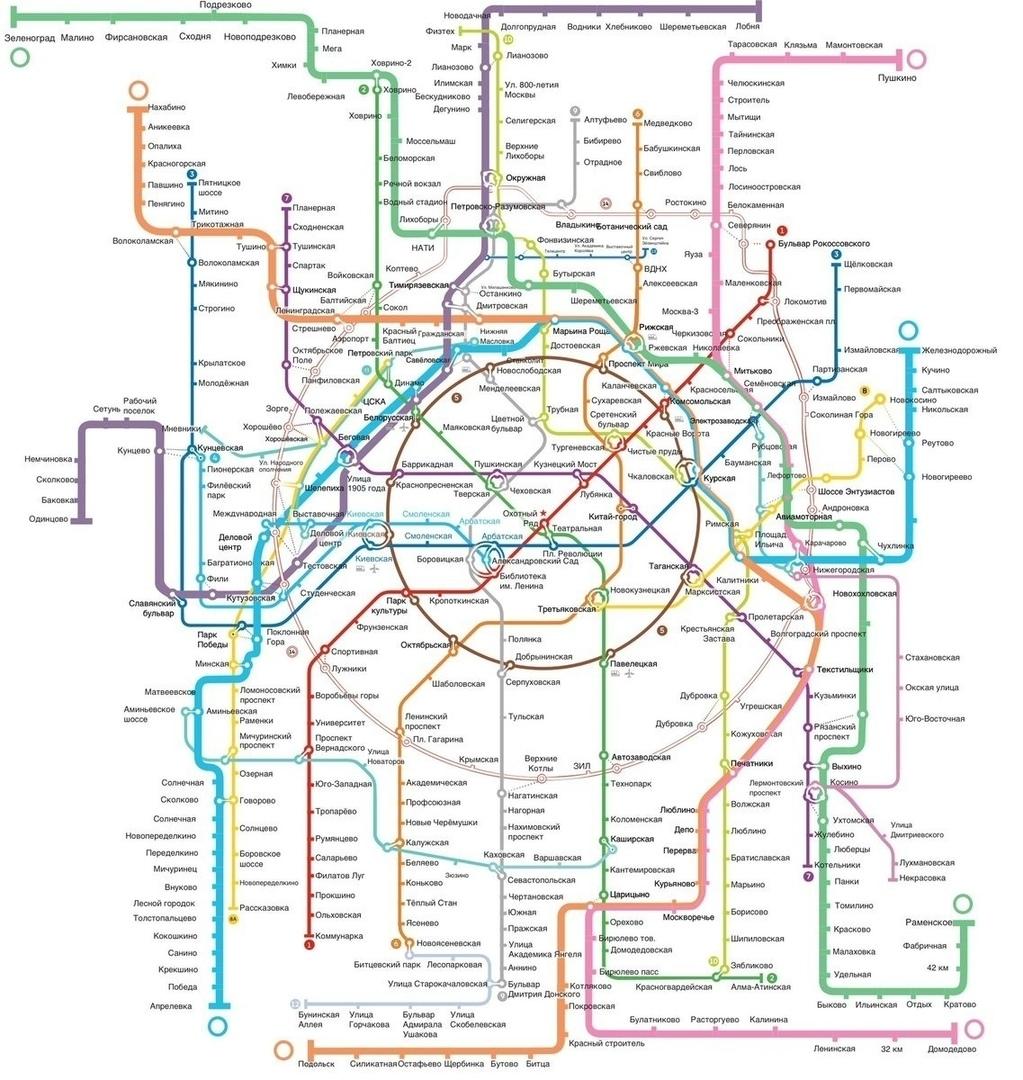 карта транспорта подольск