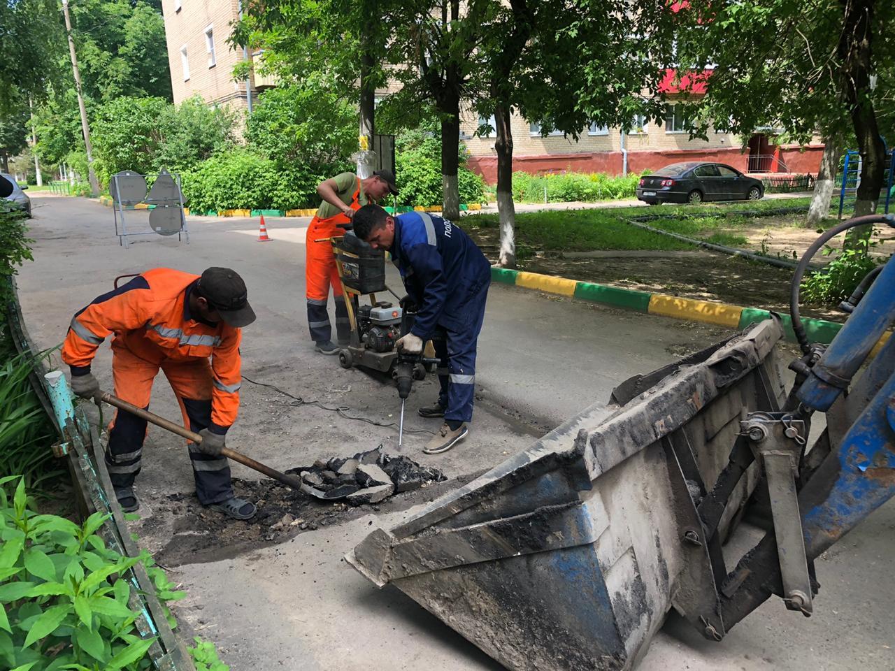Картинка ямочный ремонт
