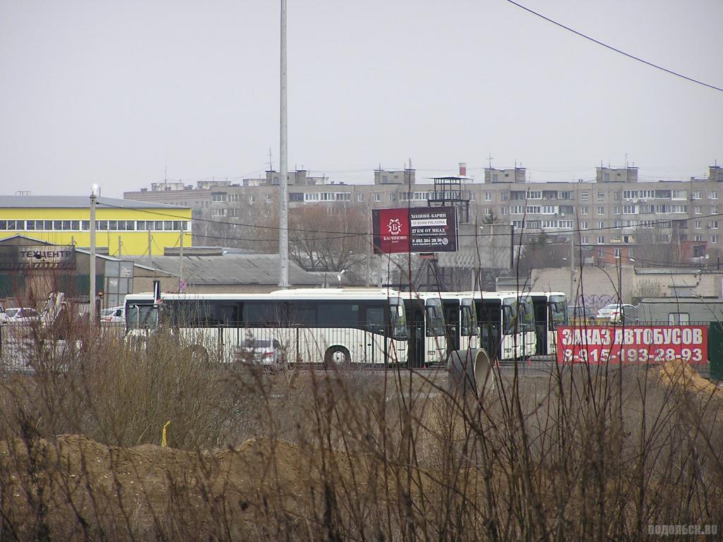 Частный автобусный парк в Подольске
