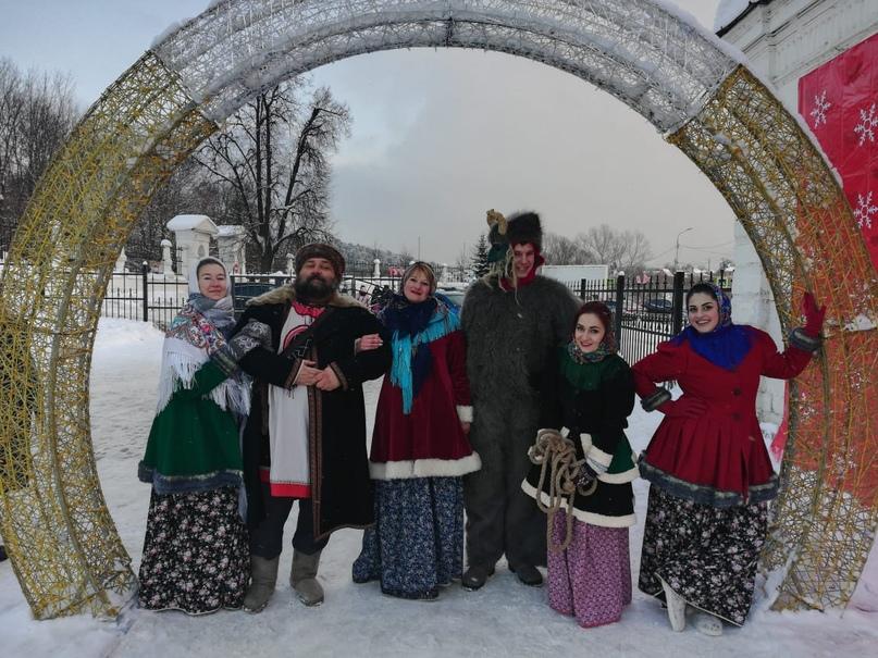 Святочные народные гулянья прошли в Подольске