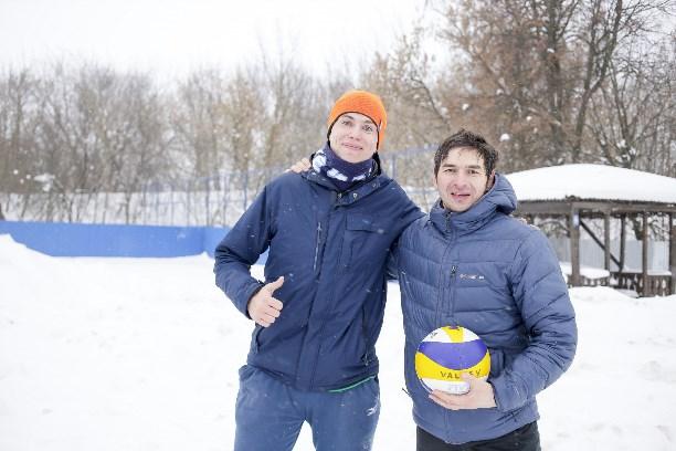Подольчанин стал лучшим на турнире по пляжному волейболу на снегу в Туле