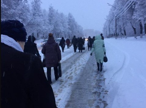 Коллапс на проспекте Ленина: пешком по «долине смерти»