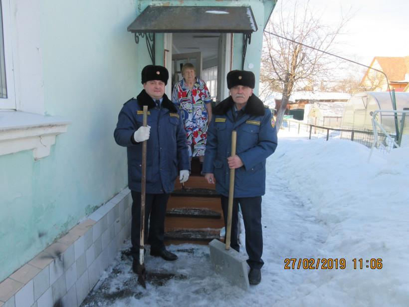 Сотрудники Госадмтехнадзора продолжают акцию «Тропинка к дому» в Подольске