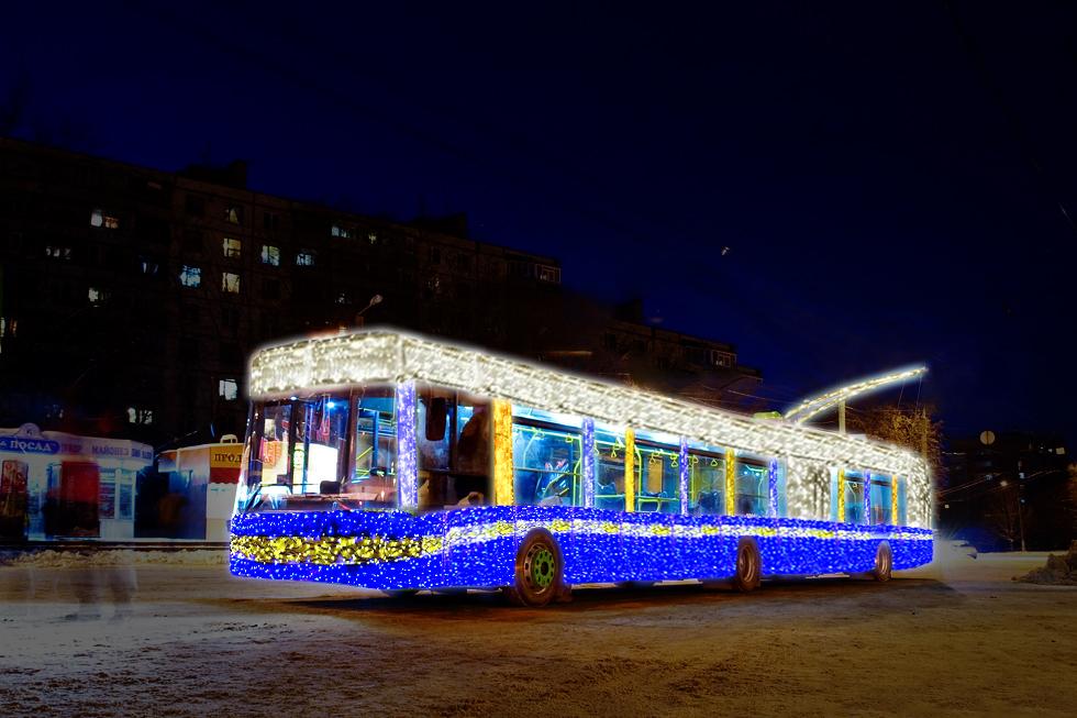Расписание движения троллейбусов в новогоднюю ночь