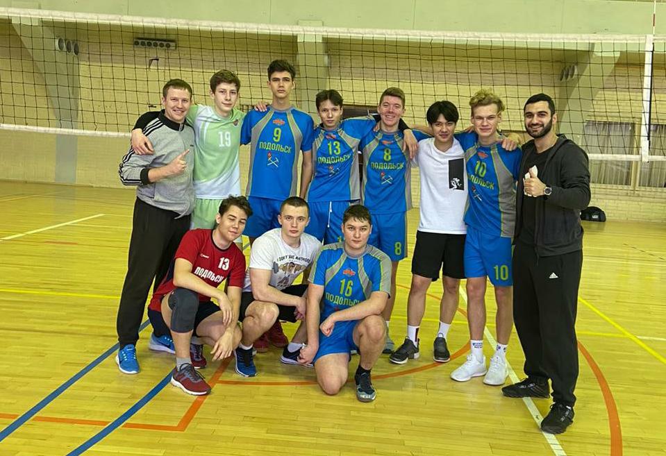 Волейболисты школы № 32 стали лучшими в Подольске