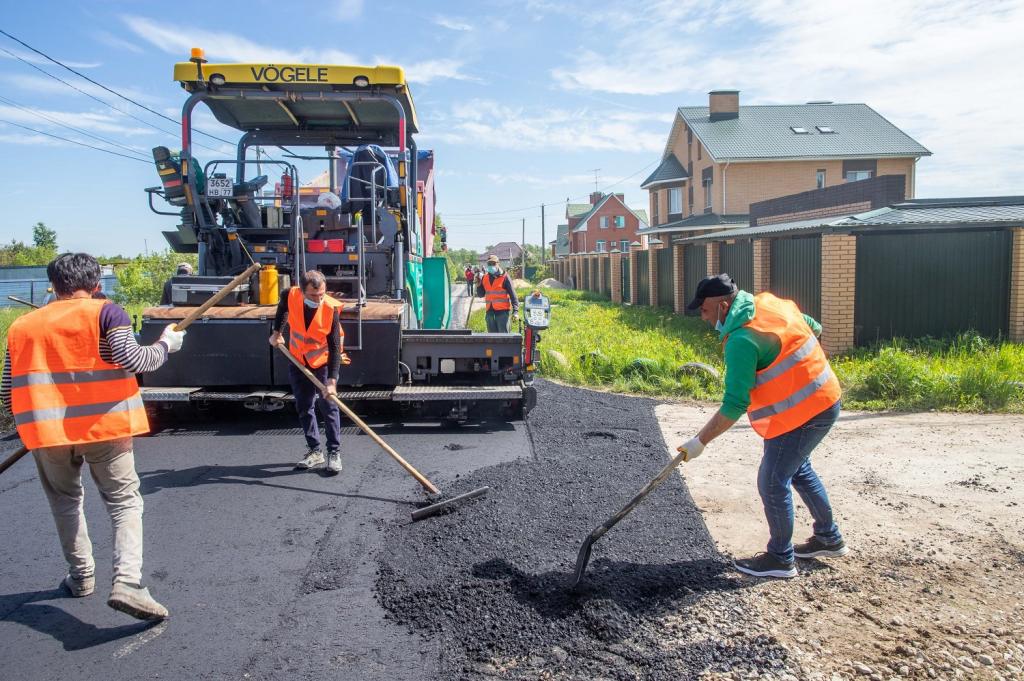 Ремонт дорог в микрорайоне Стрелковский