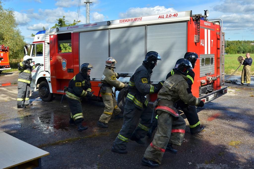 Пожарные Подольска стали бронзовыми призерами