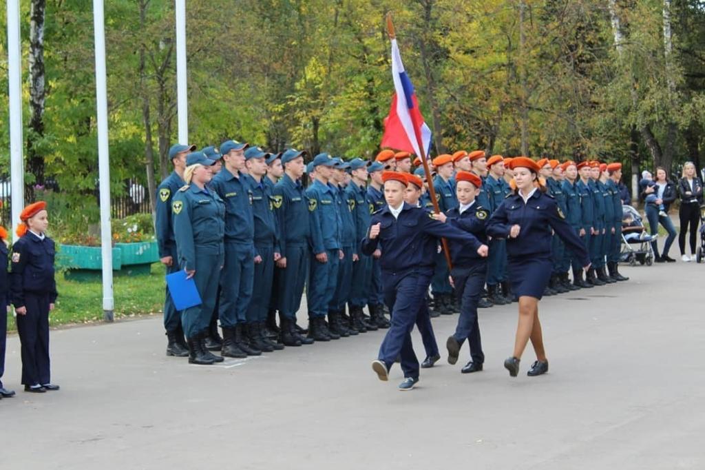 Состоялось торжественное посвящение в кадеты МЧС