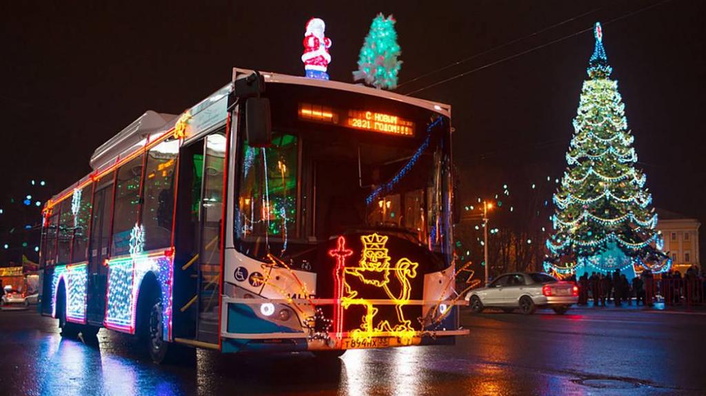Изменение расписания движения троллейбусов в Новогоднюю ночь