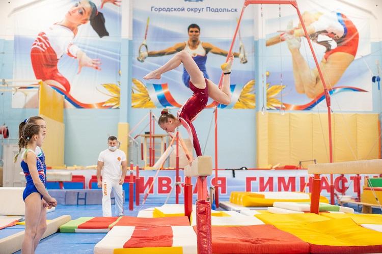 Турнир по спортивной гимнастике в посёлке Железнодорожный