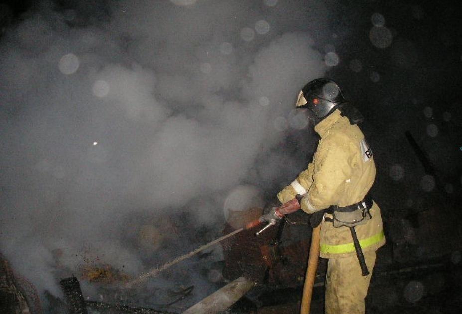 Пожар в хозяйственной постройке на ул. Окружная