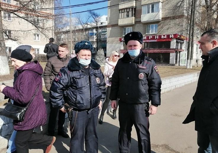 Рейд по несанкционированным местам торговли