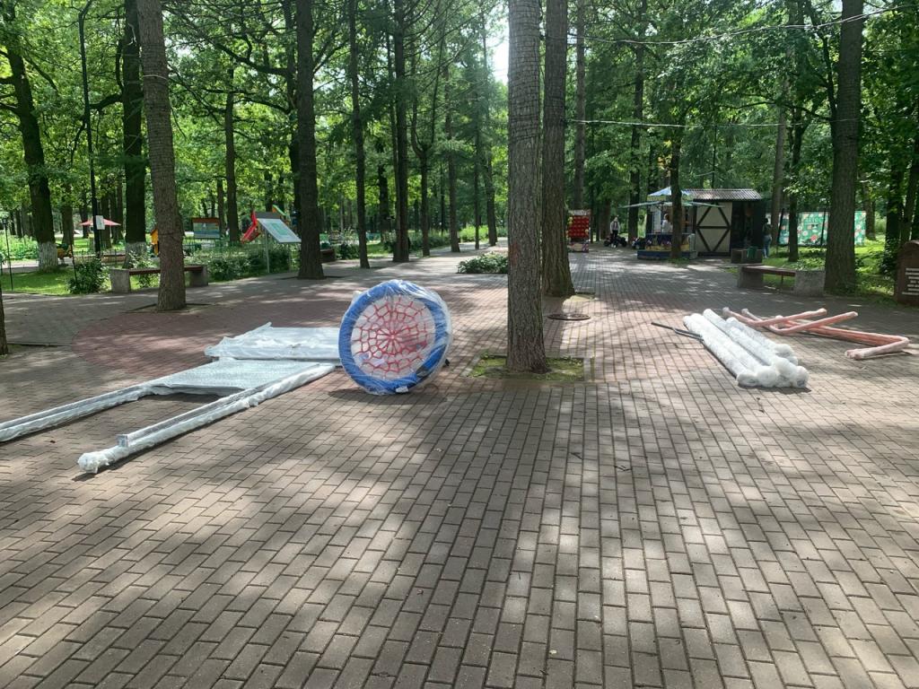 В парке «Дубрава» установят новую игровую площадку