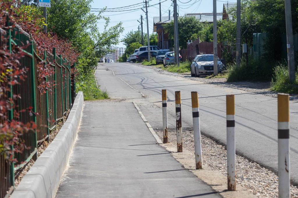До конца августа в Подольске обустроят новые тротуары