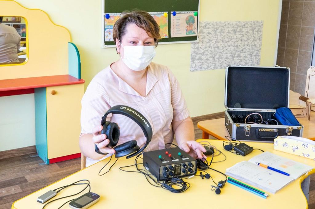 В детском саду «Семицветик» открылась группа для детей с нарушениями слуха