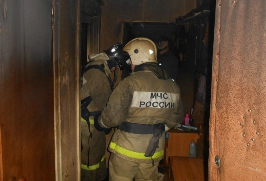 При пожаре в Подольске пострадал один человек