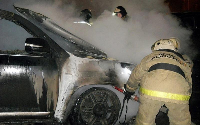 В СНТ «Ёлочки» сгорел автомобиль