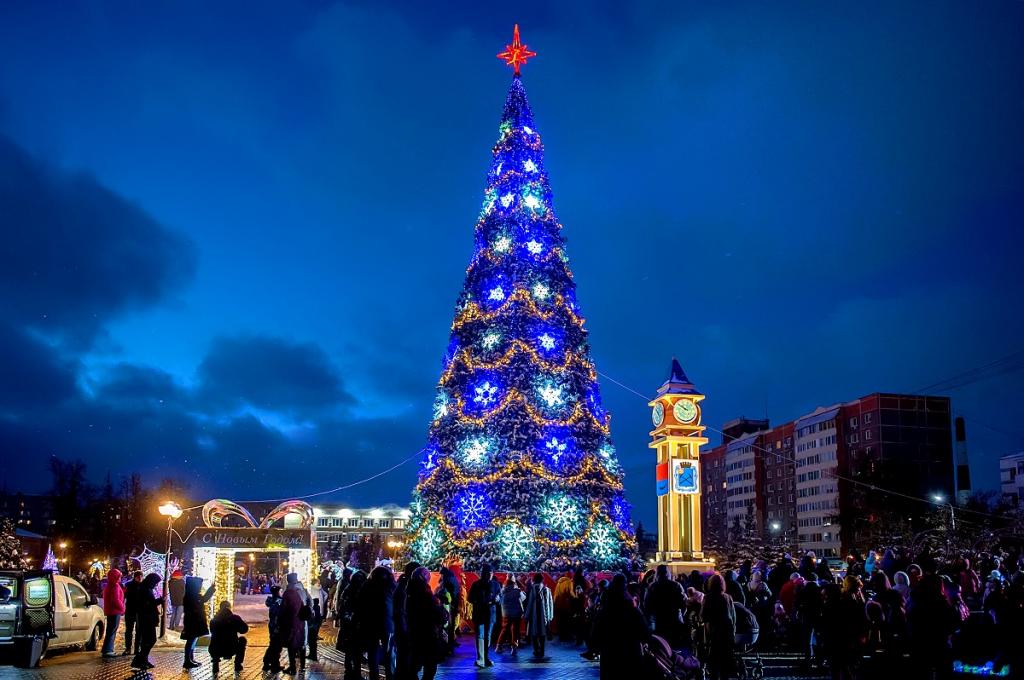 Главная новогодняя елка Подольска зажгла свои огни
