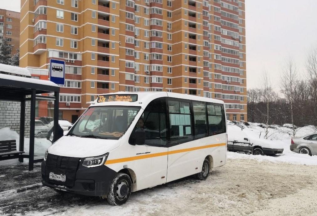 Начал работу автобус № 37К по маршруту «Ст. МЦД Подольск – ул. Маштакова – ст. МЦД Подольск»