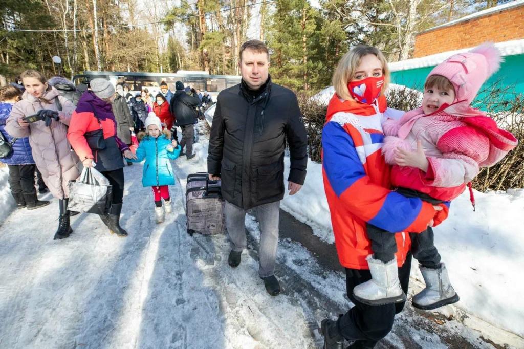 В подольском Детско-юношеском центре «Мечта» размещены жителеи Донбасса